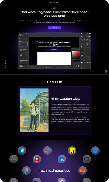 Portfolio Dark Portfolio Dark